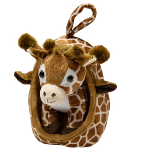 JAWSEU Süße Giraffe Plüsch Stofftiere Plüschtiere Nette weiche Spielzeug Schönes Giraffe Puppen Spielzeug Schlafendes Umarmungs Kissen Giraffe Plüsch Puppen Molliges Spielzeug Geburtstags Geschenk von JAWSEU