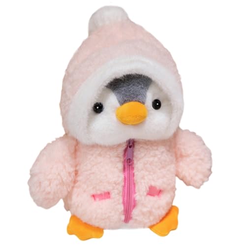 JAWSEU Süße Pinguin Kuscheltier, Simulation Pinguin Plüschtier Realistisches Weiches Pinguin Spielzeug Plüsch Pinguin Figur Stofftier Kissen Plüschpuppen Polartierfiguren Geschenk für Kinder von JAWSEU