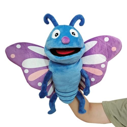 Tier Schmetterling Handpuppen Spielzeug für Kinder, Biene Kuscheltiere Fingerpuppen Raupe Handpuppen Farm Wildlife Tierhandpuppen Rollenspiel interaktives Früherziehungsspielzeug Plüschtier Tier Schmetterling Handpuppen Spielzeug für Kinder, Biene Kuscheltiere Fingerpuppen Raupe Handpuppen Farm Wildlife Tierhandpuppen Rollenspiel interaktives Früherziehungsspielzeug Plüschtier von JAWSEU