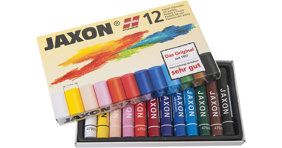 Jaxon Ölmalkreiden, 12 Farben Jaxon Ölmalkreiden, 12 Farben von JAXON