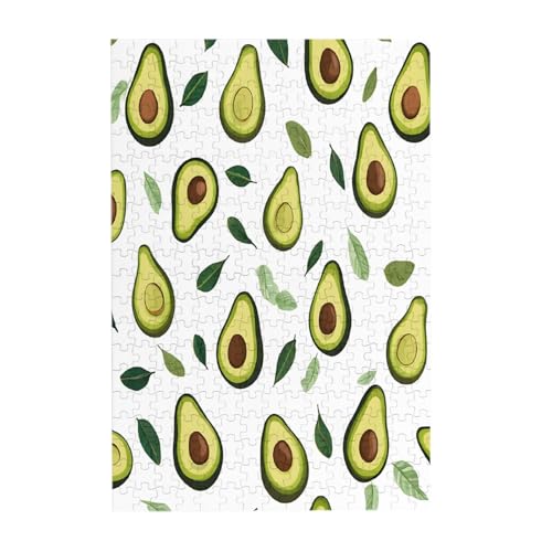 Avocado-Druck, 300-teiliges Bilderpuzzle, Holz für Erwachsene, Familienspaß und Entspannungsgeschenk Avocado-Druck, 300-teiliges Bilderpuzzle, Holz für Erwachsene, Familienspaß und Entspannungsgeschenk von JAYWIS