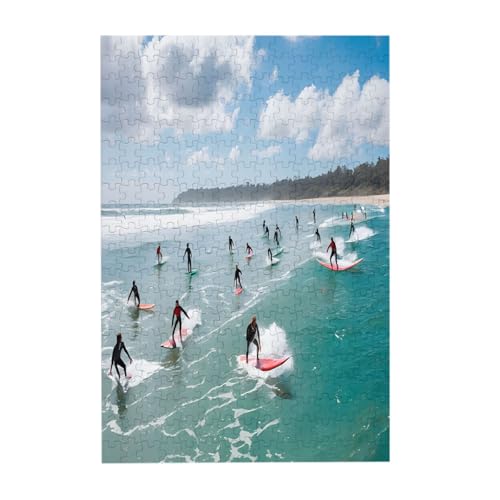 Beach Surf – Druck 300 Teile Bilderpuzzle – Holz für Erwachsene, Familienspaß und Entspannungsgeschenk Beach Surf – Druck 300 Teile Bilderpuzzle – Holz für Erwachsene, Familienspaß und Entspannungsgeschenk von JAYWIS