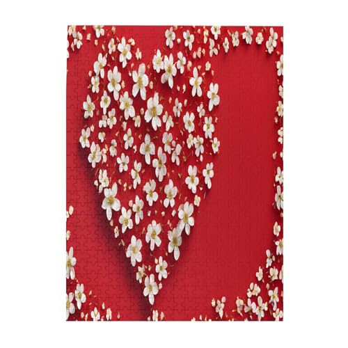 Blumendruck, 500-teiliges Bilderpuzzle für Erwachsene, umweltfreundliches Holzpuzzle mit Bildern, Geschenk für Familienspaß und Entspannung Blumendruck, 500-teiliges Bilderpuzzle für Erwachsene, umweltfreundliches Holzpuzzle mit Bildern, Geschenk für Familienspaß und Entspannung von JAYWIS