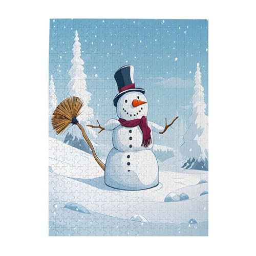 Frohe Weihnachten Druck - Drucken 500 Teile Bilderpuzzles für Erwachsene, umweltfreundliches Holzpuzzle mit Bildern, Geschenk für Familienspaß und Entspannung Frohe Weihnachten Druck - Drucken 500 Teile Bilderpuzzles für Erwachsene, umweltfreundliches Holzpuzzle mit Bildern, Geschenk für Familienspaß und Entspannung von JAYWIS