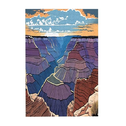 Grand Canyon – Druck 300 Teile Bilderpuzzle – Holz für Erwachsene, Familienspaß und Entspannungsgeschenk Grand Canyon – Druck 300 Teile Bilderpuzzle – Holz für Erwachsene, Familienspaß und Entspannungsgeschenk von JAYWIS
