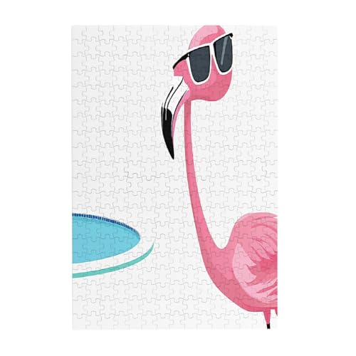 Hello Glasses Flamingo – Druck 300 Teile Bilderpuzzle – Holz für Erwachsene, Familienspaß und Entspannungsgeschenk Hello Glasses Flamingo – Druck 300 Teile Bilderpuzzle – Holz für Erwachsene, Familienspaß und Entspannungsgeschenk von JAYWIS
