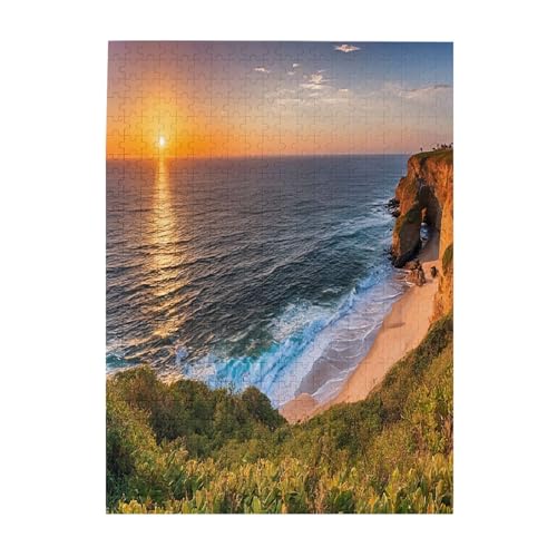 Irland Sonnenuntergang Meereslandschaft – Druck 500 Teile Bilderpuzzles für Erwachsene, umweltfreundliches Holzpuzzle mit Bildern, Geschenk für Familienspaß und Entspannung Irland Sonnenuntergang Meereslandschaft – Druck 500 Teile Bilderpuzzles für Erwachsene, umweltfreundliches Holzpuzzle mit Bildern, Geschenk für Familienspaß und Entspannung von JAYWIS
