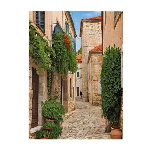 Italienische toskanische Bilder, 500 Teile, für Erwachsene, umweltfreundliches Holzpuzzle mit Bildern, Geschenk für Familienspaß und Entspannung Italienische toskanische Bilder, 500 Teile, für Erwachsene, umweltfreundliches Holzpuzzle mit Bildern, Geschenk für Familienspaß und Entspannung von JAYWIS