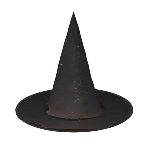 JAYWIS Halloween-Hut für Erwachsene, mit goldfarbenem und schwarzem Druck, verstaubar, für Renaissance-Messen, Gothic-Partys und Festivals von JAYWIS