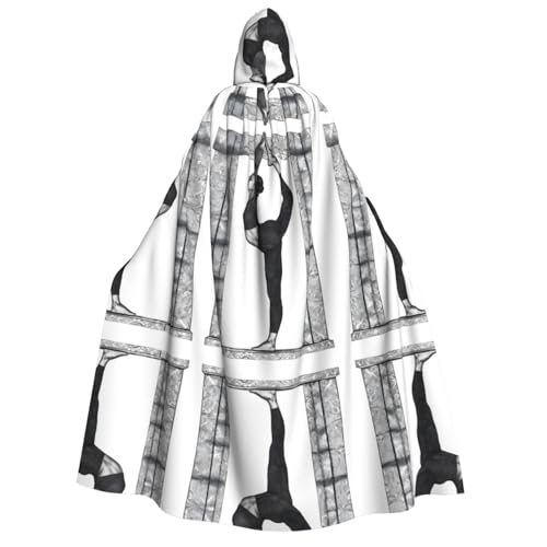 JAYWIS Halloween-Umhang mit Kapuze für Erwachsene, bedruckt, für Festivals, Gothic-Veranstaltungen und Kostümpartys JAYWIS Halloween-Umhang mit Kapuze für Erwachsene, bedruckt, für Festivals, Gothic-Veranstaltungen und Kostümpartys von JAYWIS