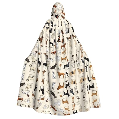JAYWIS Halloween-Umhang mit Kapuze für Erwachsene, bedruckt, für Festivals, Gothic-Veranstaltungen und Kostümpartys JAYWIS Halloween-Umhang mit Kapuze für Erwachsene, bedruckt, für Festivals, Gothic-Veranstaltungen und Kostümpartys von JAYWIS