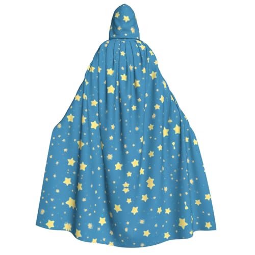 JAYWIS Halloween-Umhang mit Sternmuster, bedruckter Halloween-Umhang mit Kapuze für Erwachsene, durchgehender Umhang für Festivals, Gothic-Veranstaltungen und Kostümpartys JAYWIS Halloween-Umhang mit Sternmuster, bedruckter Halloween-Umhang mit Kapuze für Erwachsene, durchgehender Umhang für Festivals, Gothic-Veranstaltungen und Kostümpartys von JAYWIS