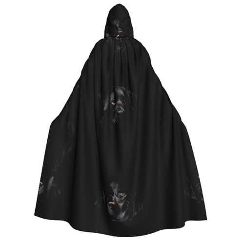 JAYWIS Halloween-Umhang mit Welpen-Aufdruck für Erwachsene, mit Kapuze, bedruckter Umhang in voller Länge für Festivals, Gothic-Veranstaltungen und Kostümpartys JAYWIS Halloween-Umhang mit Welpen-Aufdruck für Erwachsene, mit Kapuze, bedruckter Umhang in voller Länge für Festivals, Gothic-Veranstaltungen und Kostümpartys von JAYWIS