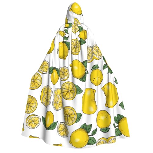 JAYWIS Halloween-Umhang mit Zitronenfruchtmuster – bedruckter Halloween-Umhang mit Kapuze für Erwachsene, durchgehender Umhang für Festivals, Gothic-Veranstaltungen und Kostümpartys JAYWIS Halloween-Umhang mit Zitronenfruchtmuster – bedruckter Halloween-Umhang mit Kapuze für Erwachsene, durchgehender Umhang für Festivals, Gothic-Veranstaltungen und Kostümpartys von JAYWIS