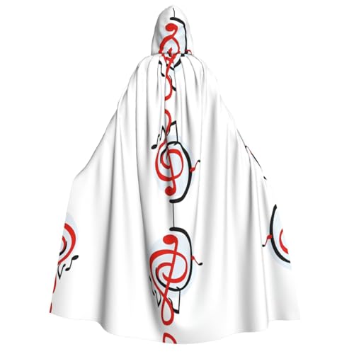 JAYWIS Halloween-Umhang mit farbiger Musik, bedruckter Umhang mit Kapuze für Erwachsene, voller Länge, für Festivals, Gothic-Events und Kostümpartys JAYWIS Halloween-Umhang mit farbiger Musik, bedruckter Umhang mit Kapuze für Erwachsene, voller Länge, für Festivals, Gothic-Events und Kostümpartys von JAYWIS