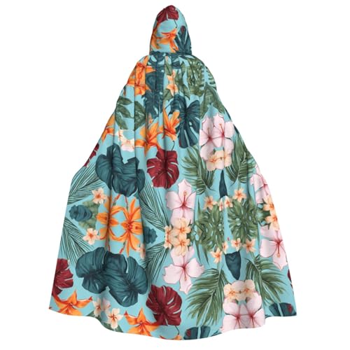 JAYWIS Halloween-Umhang mit tropischen Blättern – bedruckter Halloween-Umhang mit Kapuze für Erwachsene, durchgehender Umhang für Festivals, Gothic-Veranstaltungen und Kostümpartys JAYWIS Halloween-Umhang mit tropischen Blättern – bedruckter Halloween-Umhang mit Kapuze für Erwachsene, durchgehender Umhang für Festivals, Gothic-Veranstaltungen und Kostümpartys von JAYWIS