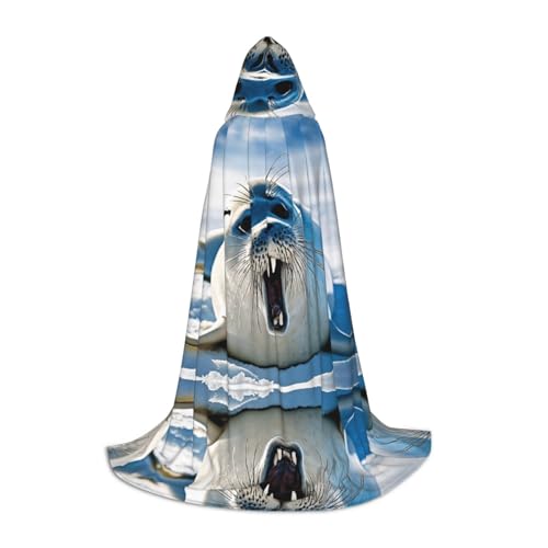 JAYWIS Harfen-Siegelmalerei-Tapete – Druck Jugend-Kapuzenumhang – bedruckter, verstellbarer Umhang für Teenager, Halloween-Abenteuer, Partys und festliche Anlässe, Größe L JAYWIS Harfen-Siegelmalerei-Tapete – Druck Jugend-Kapuzenumhang – bedruckter, verstellbarer Umhang für Teenager, Halloween-Abenteuer, Partys und festliche Anlässe, Größe L von JAYWIS