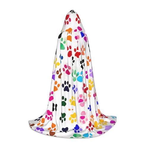 JAYWIS Hunde-Aufdruck, Kapuzenumhang für Jugendliche, bedruckt, verstellbar, für Teenager, Halloween-Abenteuer, Partys und festliche Anlässe, Größe L JAYWIS Hunde-Aufdruck, Kapuzenumhang für Jugendliche, bedruckt, verstellbar, für Teenager, Halloween-Abenteuer, Partys und festliche Anlässe, Größe L von JAYWIS