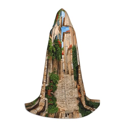 JAYWIS Kapuzenumhang mit Kapuze, bedruckt, verstellbar, für Teenager, Halloween-Abenteuer, Partys und festliche Anlässe, Größe S JAYWIS Kapuzenumhang mit Kapuze, bedruckt, verstellbar, für Teenager, Halloween-Abenteuer, Partys und festliche Anlässe, Größe S von JAYWIS