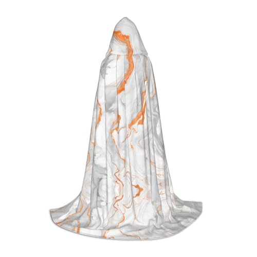 JAYWIS Kapuzenumhang mit Marmor-Textur, Kupferspritzer, bedruckt, verstellbar, für Teenager, Halloween-Abenteuer, Partys und festliche Anlässe, Größe L von JAYWIS