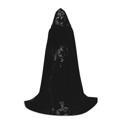 JAYWIS Kapuzenumhang mit Welpen-Motiv, bedruckt, verstellbar, für Teenager, Halloween-Abenteuer, Partys und festliche Anlässe, Größe L von JAYWIS