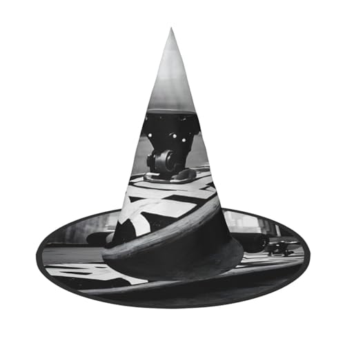 JAYWIS Skate-Boards – Halloween-Hut für Erwachsene – verstaubare Hexen-Kopfbedeckung für Renaissance-Messen, Gothic-Partys und Festivals von JAYWIS