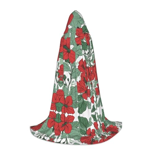 JAYWIS Sommer-Hawaii-Druck, Jugend-Kapuzenumhang – bedruckter, verstellbarer Umhang für Teenager, Halloween-Abenteuer, Partys und festliche Anlässe, Größe S JAYWIS Sommer-Hawaii-Druck, Jugend-Kapuzenumhang – bedruckter, verstellbarer Umhang für Teenager, Halloween-Abenteuer, Partys und festliche Anlässe, Größe S von JAYWIS