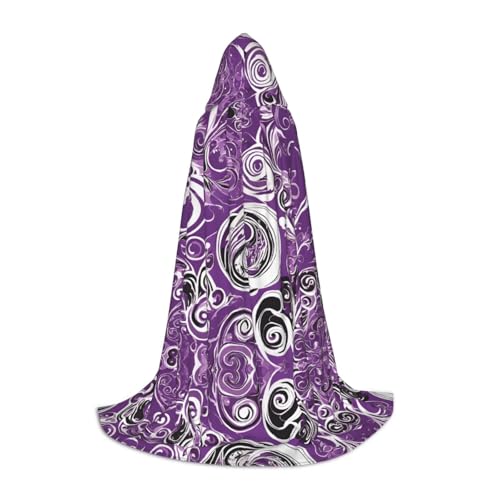 JAYWIS The Sea Witch Inspired – Bedruckter verstellbarer Umhang für Teenager, Halloween-Abenteuer, Partys und festliche Anlässe, Größe L von JAYWIS