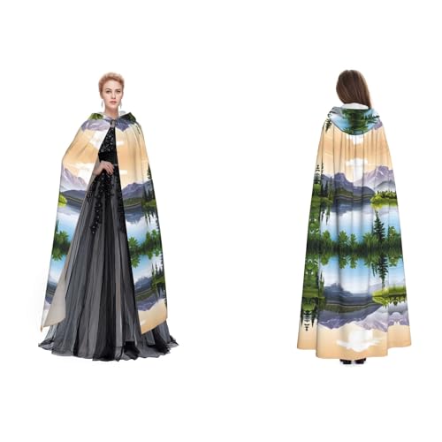 JAYWIS Umhang mit Kapuze für Erwachsene, verstellbarer Umhang für Halloween, Festivals und Gothic-Veranstaltungen JAYWIS Umhang mit Kapuze für Erwachsene, verstellbarer Umhang für Halloween, Festivals und Gothic-Veranstaltungen von JAYWIS