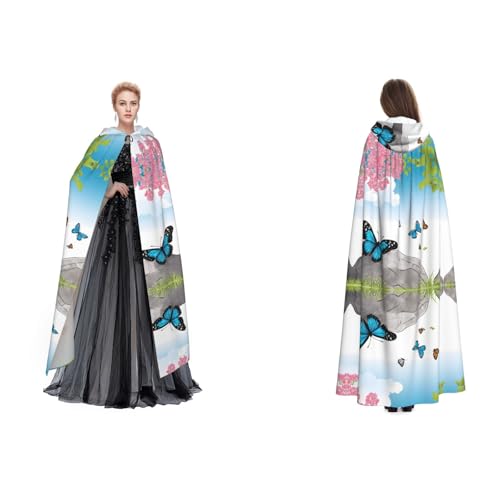 JAYWIS Umhang mit Kapuze für Erwachsene, verstellbarer Umhang für Halloween-Kostüme, Festivals und Gothic-Events JAYWIS Umhang mit Kapuze für Erwachsene, verstellbarer Umhang für Halloween-Kostüme, Festivals und Gothic-Events von JAYWIS