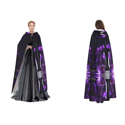JAYWIS Umhang mit Kapuze für Erwachsene, verstellbarer Umhang für Halloween-Kostüme, Festivals und Gothic-Events JAYWIS Umhang mit Kapuze für Erwachsene, verstellbarer Umhang für Halloween-Kostüme, Festivals und Gothic-Events von JAYWIS