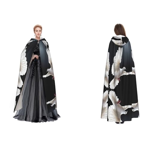 JAYWIS Umhang mit Kapuze für Erwachsene, verstellbarer Umhang für Halloween-Kostüme, Festivals und Gothic-Events JAYWIS Umhang mit Kapuze für Erwachsene, verstellbarer Umhang für Halloween-Kostüme, Festivals und Gothic-Events von JAYWIS
