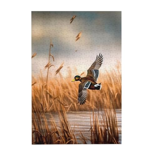 Jagd fliegende wilde Ente – Druck 300 Teile Bilderpuzzle – Holz für Erwachsene, Familienspaß und Entspannungsgeschenk Jagd fliegende wilde Ente – Druck 300 Teile Bilderpuzzle – Holz für Erwachsene, Familienspaß und Entspannungsgeschenk von JAYWIS