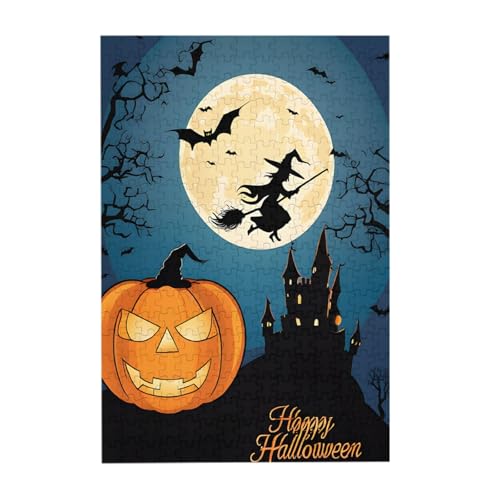 Kürbis-Halloween-Bilderpuzzle, 300-teilig, aus Holz für Erwachsene, Familienspaß und Entspannungsgeschenk Kürbis-Halloween-Bilderpuzzle, 300-teilig, aus Holz für Erwachsene, Familienspaß und Entspannungsgeschenk von JAYWIS