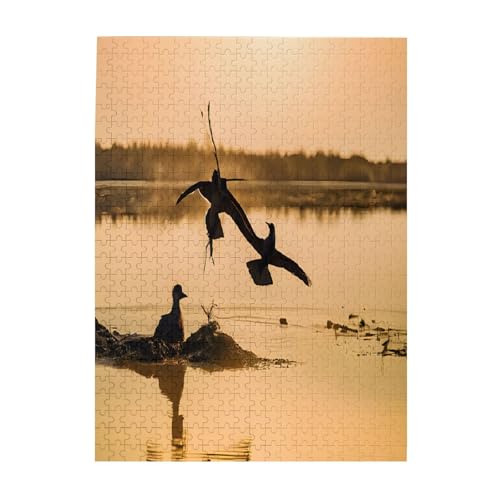 Ölgemälde Ente – Druck 500 Teile Bilderpuzzles für Erwachsene, umweltfreundliches Holzpuzzle mit Bildern, Geschenk für Familienspaß und Entspannung Ölgemälde Ente – Druck 500 Teile Bilderpuzzles für Erwachsene, umweltfreundliches Holzpuzzle mit Bildern, Geschenk für Familienspaß und Entspannung von JAYWIS