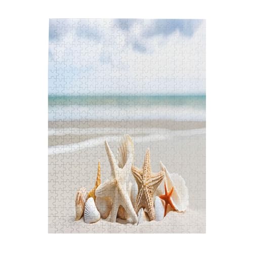 Perlen-Muschel-Thema, 500-teiliges Bilderpuzzle für Erwachsene, umweltfreundliches Holzpuzzle mit Bildern, Geschenk für Familienspaß und Entspannung Perlen-Muschel-Thema, 500-teiliges Bilderpuzzle für Erwachsene, umweltfreundliches Holzpuzzle mit Bildern, Geschenk für Familienspaß und Entspannung von JAYWIS