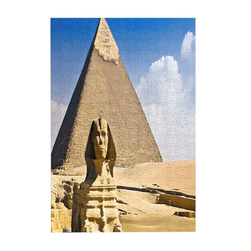 Pyramids of Egypt – Druck 300 Teile Bilderpuzzle – Holz für Erwachsene, Familienspaß und Entspannungsgeschenk Pyramids of Egypt – Druck 300 Teile Bilderpuzzle – Holz für Erwachsene, Familienspaß und Entspannungsgeschenk von JAYWIS