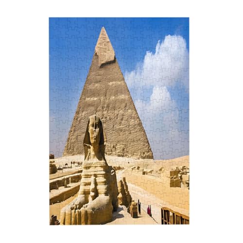 Pyramids of Egypt – Druck 300 Teile Bilderpuzzle – Holz für Erwachsene, Familienspaß und Entspannungsgeschenk Pyramids of Egypt – Druck 300 Teile Bilderpuzzle – Holz für Erwachsene, Familienspaß und Entspannungsgeschenk von JAYWIS