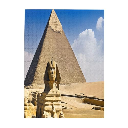 Pyramids of Egypt – Druck 500 Teile Bilderpuzzles für Erwachsene, umweltfreundliches Holzpuzzle mit Bildern, Geschenk für Familienspaß und Entspannung Pyramids of Egypt – Druck 500 Teile Bilderpuzzles für Erwachsene, umweltfreundliches Holzpuzzle mit Bildern, Geschenk für Familienspaß und Entspannung von JAYWIS