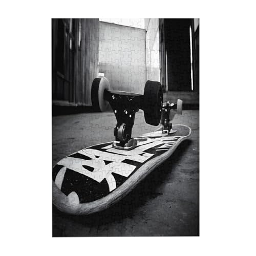 Skateboards – 300-teiliges Bilderpuzzle aus Holz für Erwachsene, Familienspaß und Entspannungsgeschenk von JAYWIS