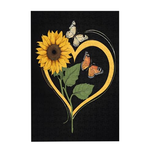 Sonnenblumen-Druck, 300-teiliges Bilderpuzzle, Holz für Erwachsene, Familienspaß und Entspannungsgeschenk Sonnenblumen-Druck, 300-teiliges Bilderpuzzle, Holz für Erwachsene, Familienspaß und Entspannungsgeschenk von JAYWIS