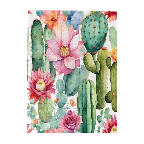 Sukkulente Rose – Druck 500 Teile Bilderpuzzles für Erwachsene, umweltfreundliches Holzpuzzle mit Bildern, Geschenk für Familienspaß und Entspannung Sukkulente Rose – Druck 500 Teile Bilderpuzzles für Erwachsene, umweltfreundliches Holzpuzzle mit Bildern, Geschenk für Familienspaß und Entspannung von JAYWIS