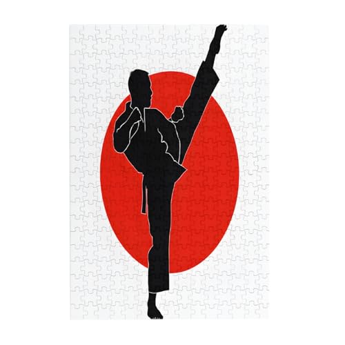 Taekwondo-Design – Druck 300 Teile Bilderpuzzle – Holz für Erwachsene, Familienspaß und Entspannungsgeschenk Taekwondo-Design – Druck 300 Teile Bilderpuzzle – Holz für Erwachsene, Familienspaß und Entspannungsgeschenk von JAYWIS