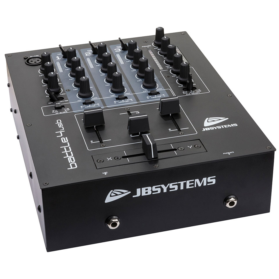 JB Systems BATTLE4-USB DJ-Mixer von JB Systems