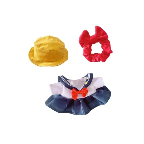 JBHWUBEC Plüschpuppen-Kleidungsset, süßes JK-Uniform-Set für 20 cm große Kuscheltiere (Size : Sailor Suit) von JBHWUBEC