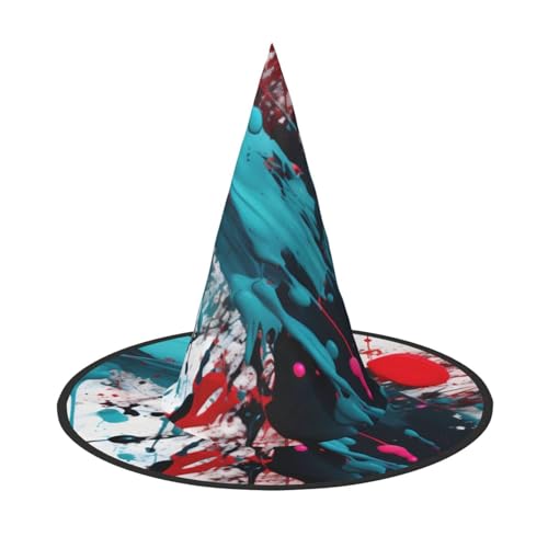 JBJGKHLP Abstrakte Farbspritzer Druck Halloween Hexenhut Unisex Karneval Cosplay Party Mode Kappe Kostüm Zubehör JBJGKHLP Abstrakte Farbspritzer Druck Halloween Hexenhut Unisex Karneval Cosplay Party Mode Kappe Kostüm Zubehör von JBJGKHLP