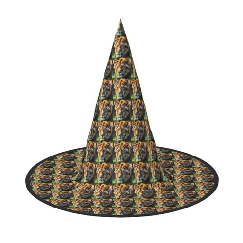 JBJGKHLP Afrikanische Tiere Druck Halloween Hexenhut Unisex Karneval Cosplay Party Mode Cap Kostüm Zubehör JBJGKHLP Afrikanische Tiere Druck Halloween Hexenhut Unisex Karneval Cosplay Party Mode Cap Kostüm Zubehör von JBJGKHLP