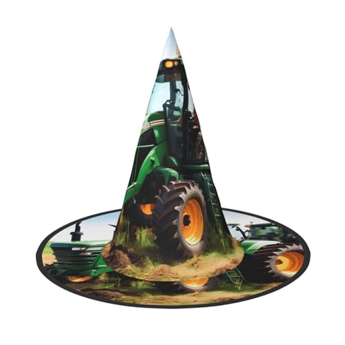JBJGKHLP Company Bauernhof Traktor Druck Halloween Hexenhut Unisex Karneval Cosplay Party Mode Cap Kostüm Zubehör JBJGKHLP Company Bauernhof Traktor Druck Halloween Hexenhut Unisex Karneval Cosplay Party Mode Cap Kostüm Zubehör von JBJGKHLP
