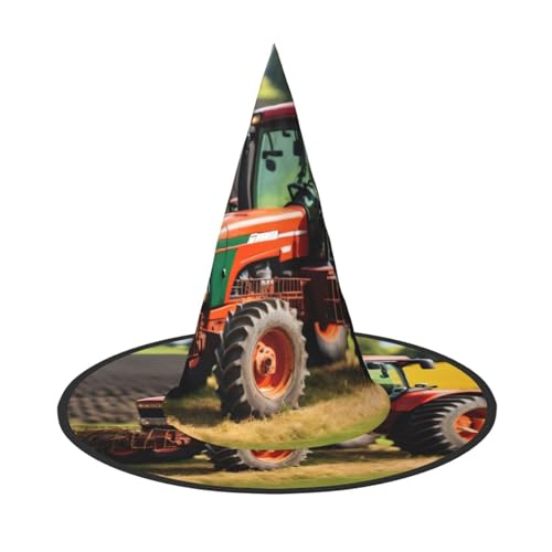 JBJGKHLP Company Bauernhof Traktoren Druck Halloween Hexenhut Unisex Karneval Cosplay Party Mode Cap Kostüm Zubehör JBJGKHLP Company Bauernhof Traktoren Druck Halloween Hexenhut Unisex Karneval Cosplay Party Mode Cap Kostüm Zubehör von JBJGKHLP