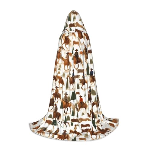 JBJGKHLP Cowboy Ride Horse Print Unisex Kapuzenumhang Robe Karneval Halloween Cosplay Weihnachten Bequem Stilvoll JBJGKHLP Cowboy Ride Horse Print Unisex Kapuzenumhang Robe Karneval Halloween Cosplay Weihnachten Bequem Stilvoll von JBJGKHLP